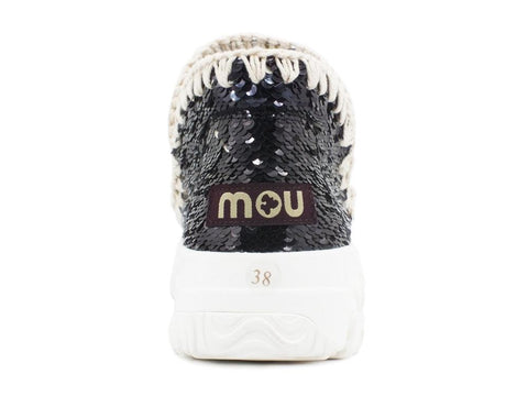 MOU Eskimo Trainer Sequins Black MU.SW201000G - Sandrini Calzature e Abbigliamento