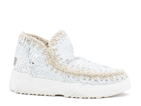 MOU Eskimo Trainer White Silver MU.SW201000G - Sandrini Calzature e Abbigliamento