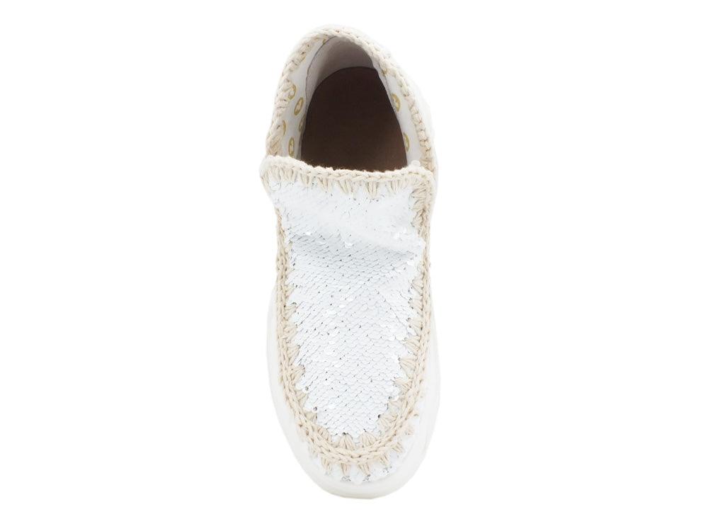 MOU Eskimo Trainer White Silver MU.SW201000G - Sandrini Calzature e Abbigliamento