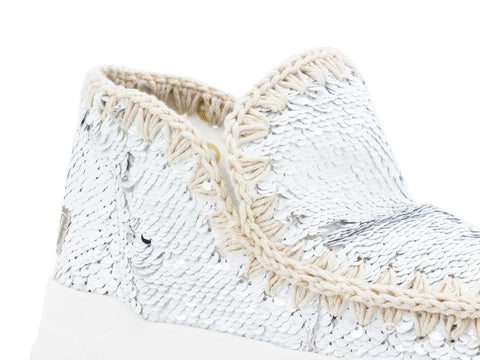 MOU Eskimo Trainer White Silver MU.SW201000G - Sandrini Calzature e Abbigliamento