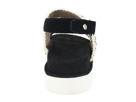 MOU Sandalo Black White MU.BIOSANRHI - Sandrini Calzature e Abbigliamento