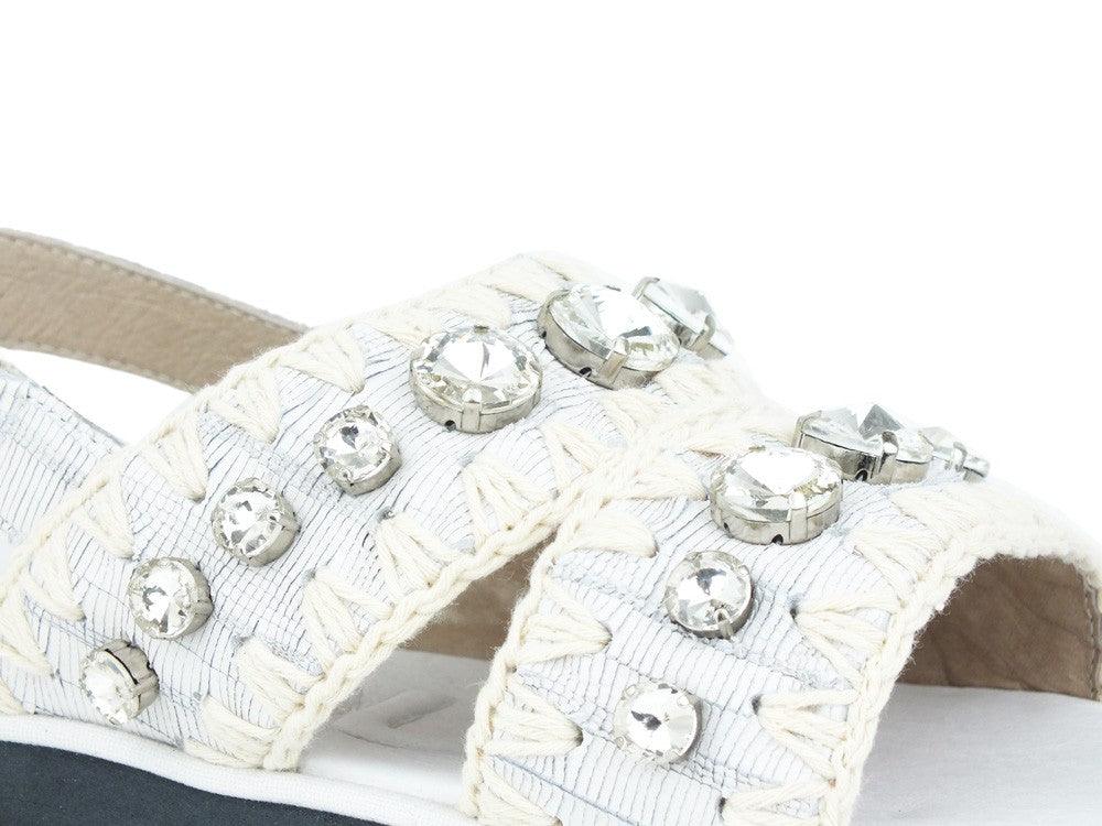 MOU Sandalo Cut White MU.FLASANCRY - Sandrini Calzature e Abbigliamento
