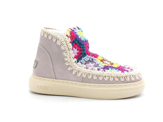 MOU Summer Eskimo Sneaker Bold Crochet Upper Chalk Multicolor MU.SW411005A - Sandrini Calzature e Abbigliamento