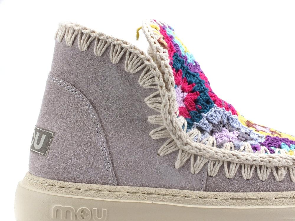 MOU Summer Eskimo Sneaker Bold Crochet Upper Chalk Multicolor MU.SW411005A - Sandrini Calzature e Abbigliamento