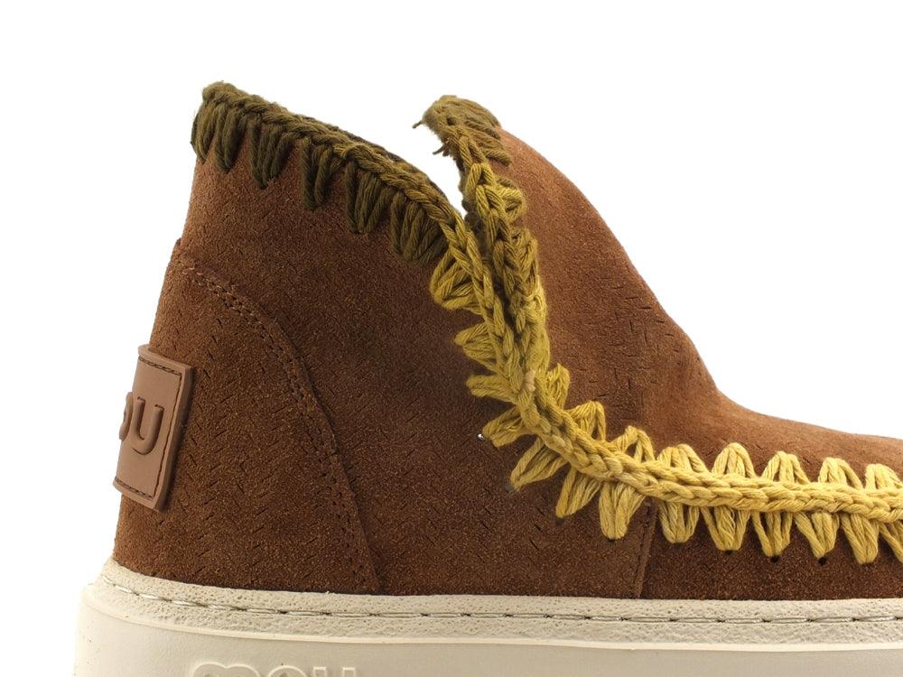 MOU Summer Eskimo Sneaker Bold Degraded Stitching Brown Cognac MU.SW411001P - Sandrini Calzature e Abbigliamento
