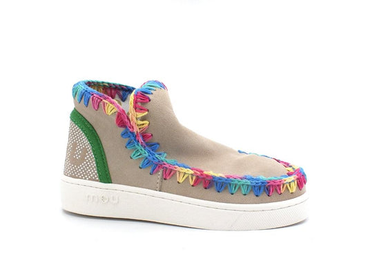 MOU Summer Eskimo Sneaker Perforated Logo Chalk Multicolor MU.SW211019S - Sandrini Calzature e Abbigliamento