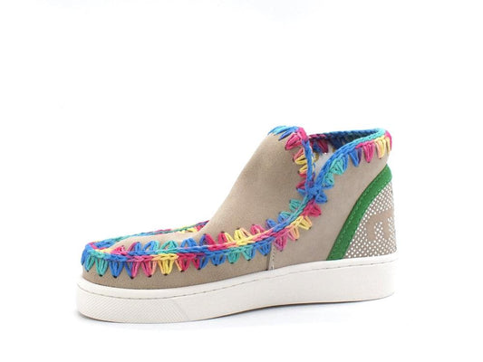 MOU Summer Eskimo Sneaker Perforated Logo Chalk Multicolor MU.SW211019S - Sandrini Calzature e Abbigliamento