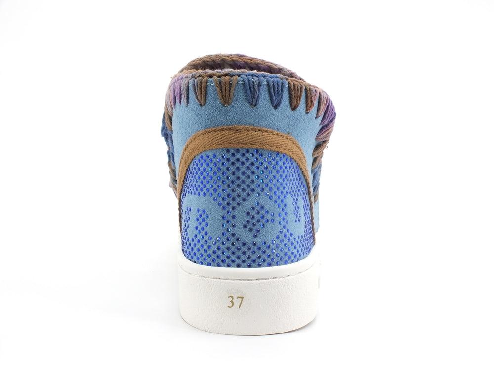 MOU Summer Eskimo Sneaker Perforated Logo Nile Blue MU.SW211019S - Sandrini Calzature e Abbigliamento