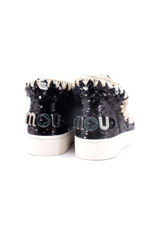 MOU Summer Eskimo Stivaletto Donna Black White MU.SW211001G - Sandrini Calzature e Abbigliamento