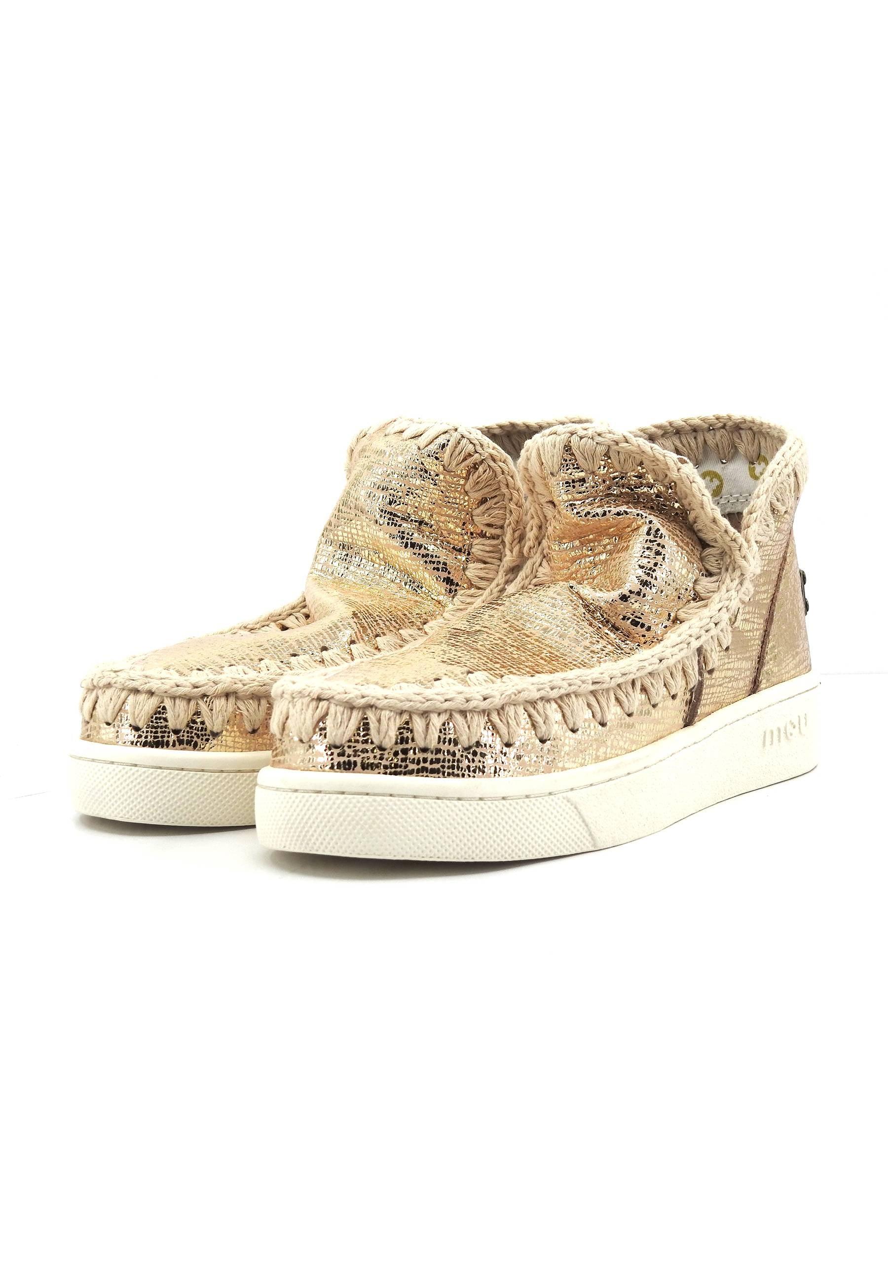 MOU Summer Eskimo Stivaletto Donna Gold Sand MU.SW211033R - Sandrini Calzature e Abbigliamento