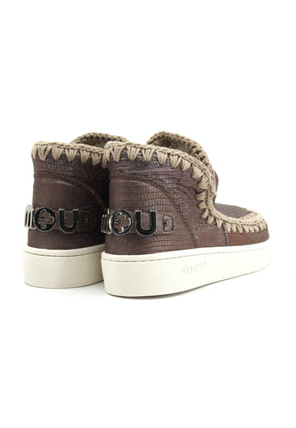 MOU Summer Eskimo Stivaletto Donna Metallic Lizard Gun MU.SW211001C - Sandrini Calzature e Abbigliamento