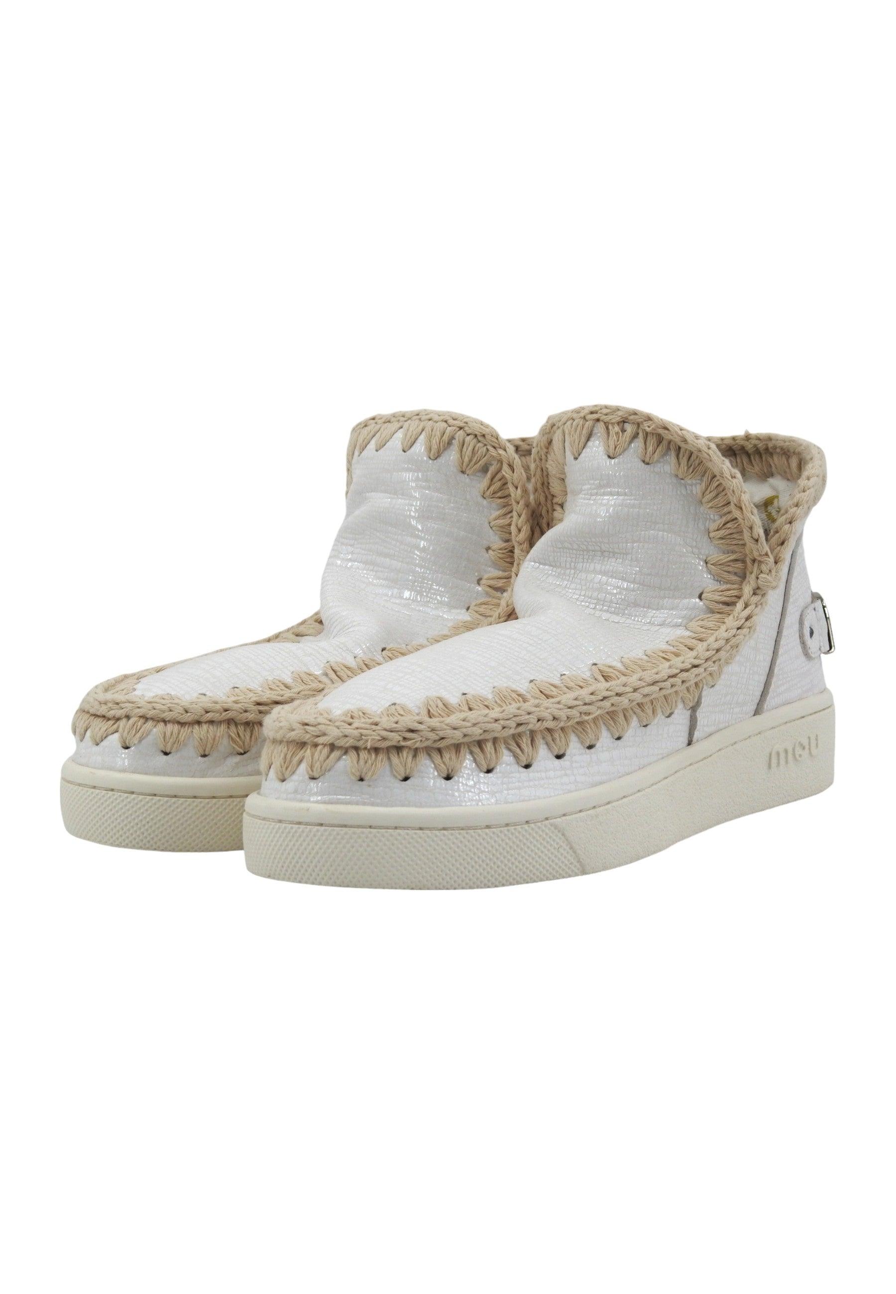 MOU Summer Eskimo Stivaletto Donna White MU.SW211001C - Sandrini Calzature e Abbigliamento