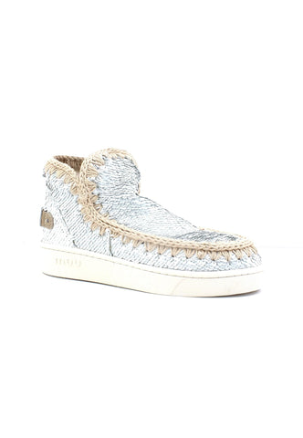 MOU Summer Eskimo Stivaletto Donna White Silver MU.SW211001G - Sandrini Calzature e Abbigliamento