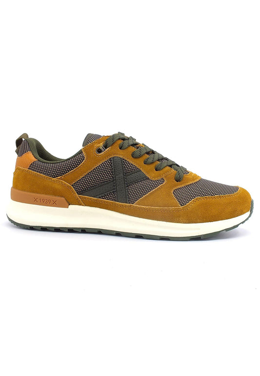 MUNICH Alpha 71 Sneaker Uomo Senape Military Green 8410071 - Sandrini Calzature e Abbigliamento