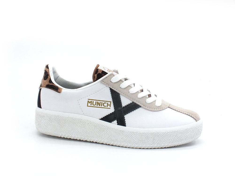 MUNICH Barru Sky 46 Sneaker Animalier White Black 8295046 - Sandrini Calzature e Abbigliamento
