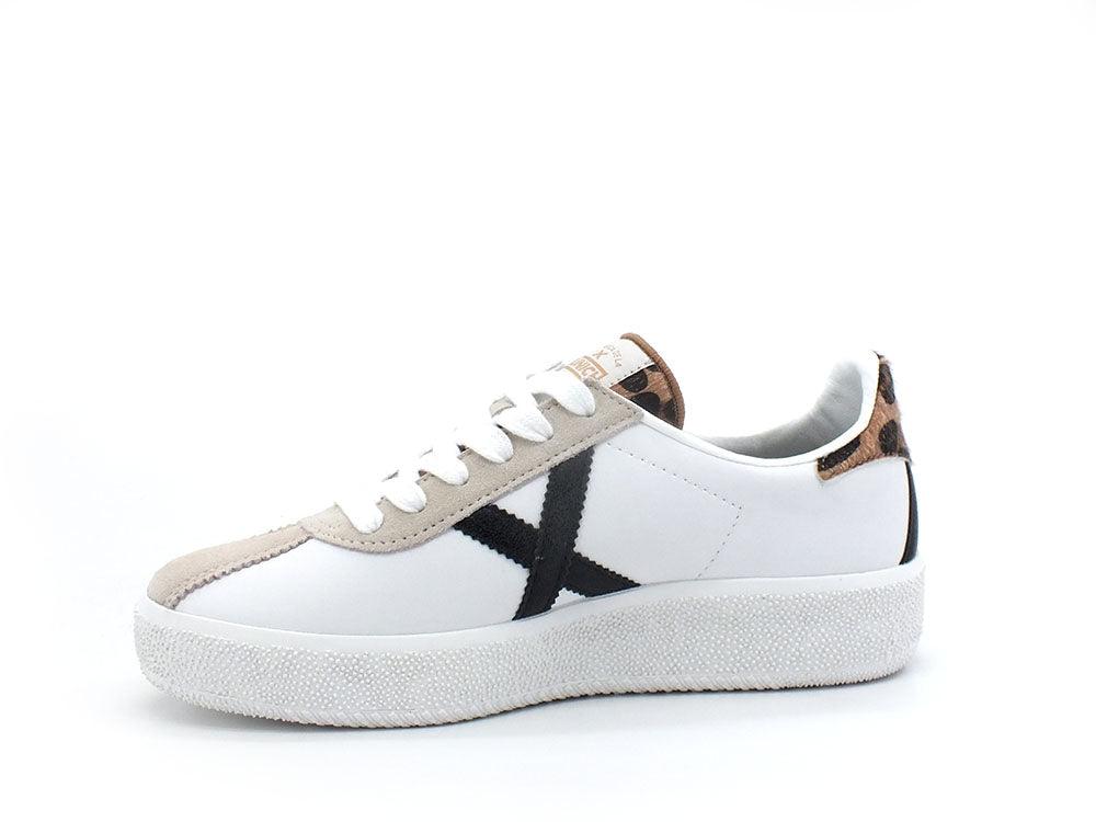 MUNICH Barru Sky 46 Sneaker Animalier White Black 8295046 - Sandrini Calzature e Abbigliamento