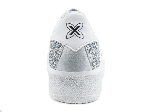 MUNICH Barru Sky 65 Sneaker Glitter Silver 8295065 - Sandrini Calzature e Abbigliamento