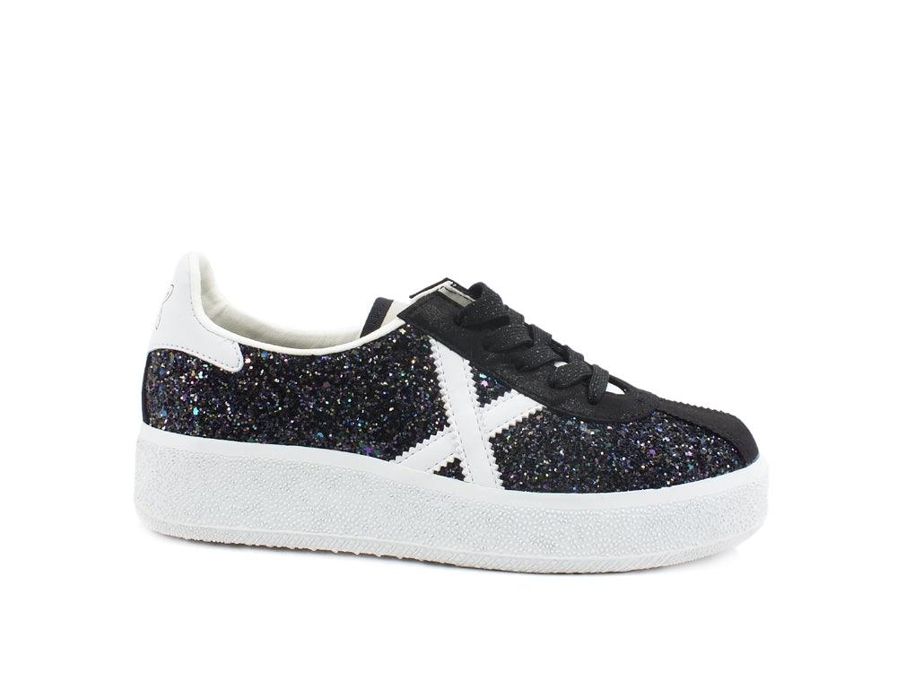 MUNICH Barru Sky 66 Sneaker Glitter Black 8295066 - Sandrini Calzature e Abbigliamento