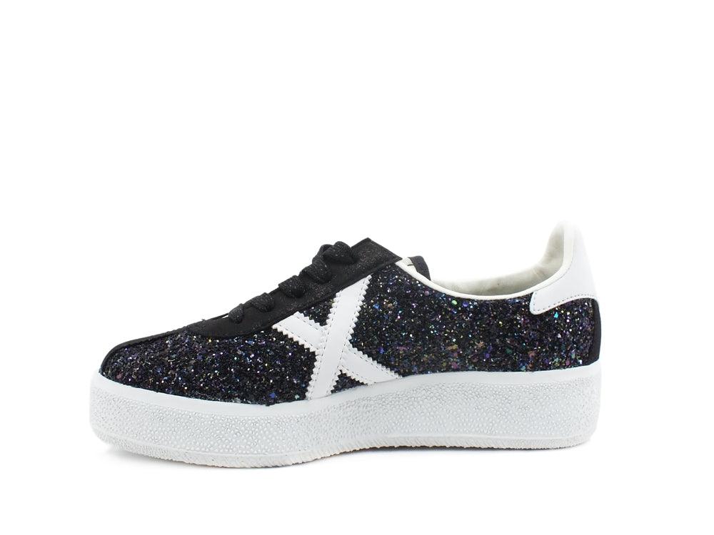 MUNICH Barru Sky 66 Sneaker Glitter Black 8295066 - Sandrini Calzature e Abbigliamento