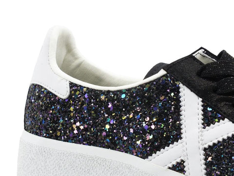 MUNICH Barru Sky 66 Sneaker Glitter Black 8295066 - Sandrini Calzature e Abbigliamento