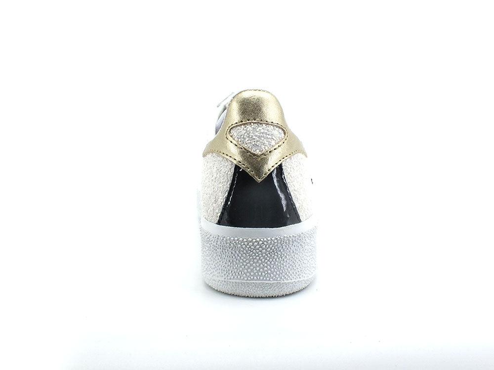 MUNICH Barru Sky 82 Sneaker White Black Gold 8295082 - Sandrini Calzature e Abbigliamento