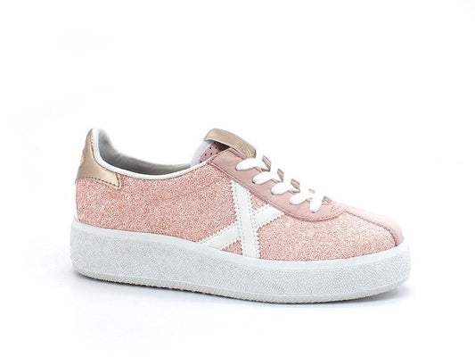 MUNICH Barru Sky 83 Sneaker Glitter Pink White 8295083 - Sandrini Calzature e Abbigliamento