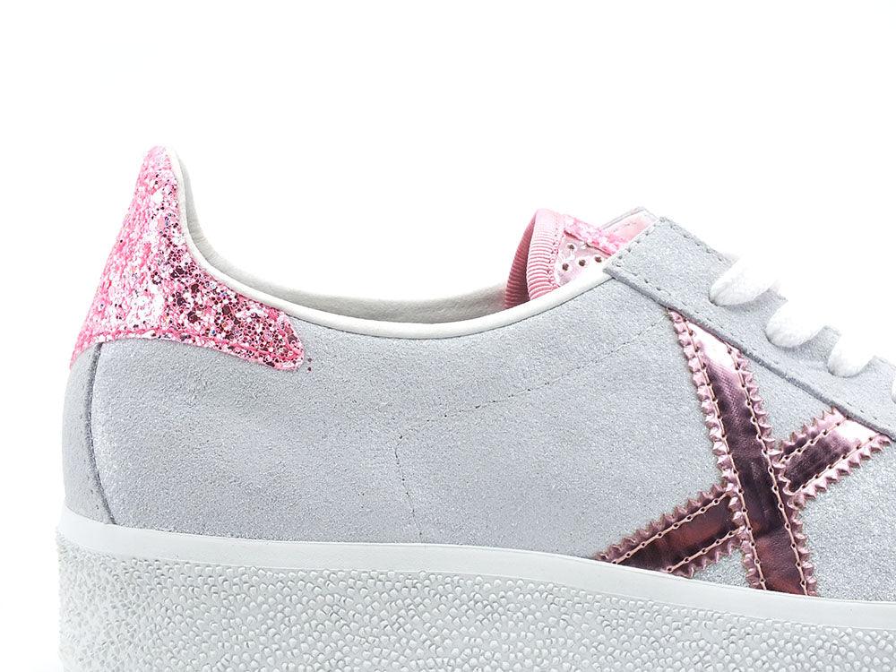 MUNICH Barru Sky 84 Sneaker Grey Pink 8295084 - Sandrini Calzature e Abbigliamento