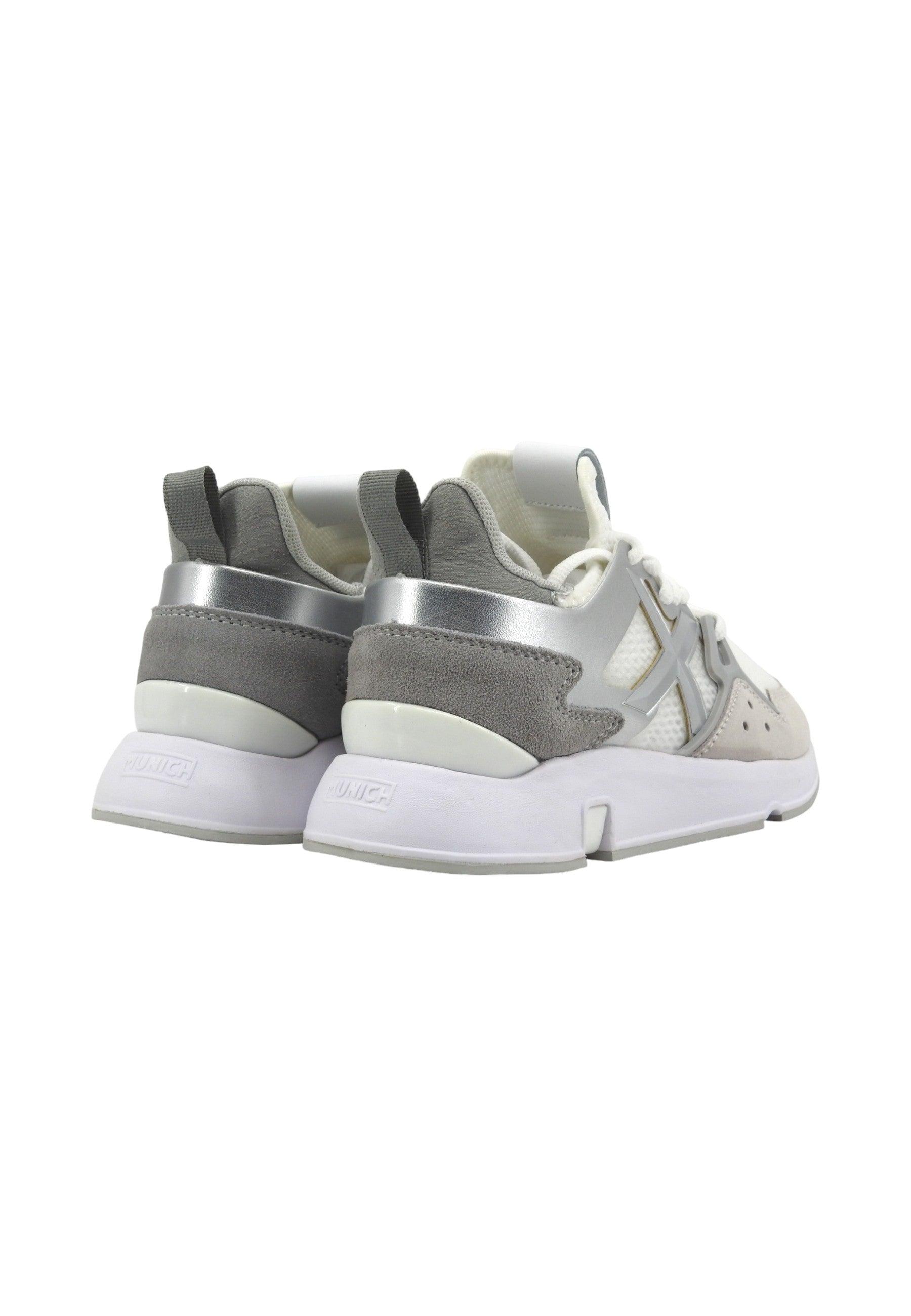 MUNICH Click Women 67 Sneaker Donna White Grey 4172067 - Sandrini Calzature e Abbigliamento