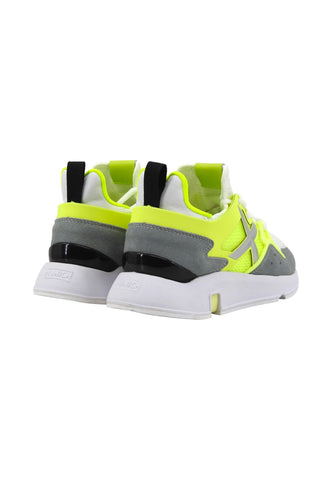 MUNICH Click Women 69 Sneaker Donna White Grey Verde Fluo 4172069 - Sandrini Calzature e Abbigliamento