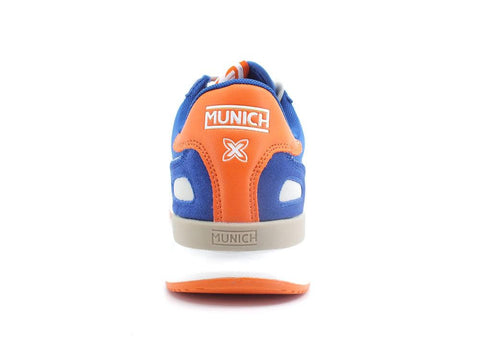 MUNICH Dynamo 44 Sneaker Blue White Orange 8700044 - Sandrini Calzature e Abbigliamento