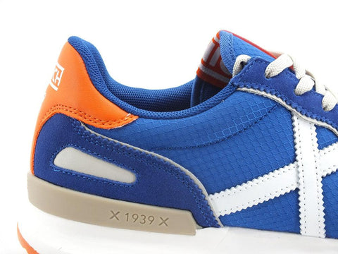MUNICH Dynamo 44 Sneaker Blue White Orange 8700044 - Sandrini Calzature e Abbigliamento