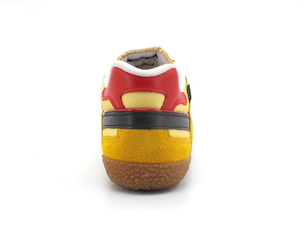 MUNICH Goal 1550 Sneaker Yellow White Red 8001550 - Sandrini Calzature e Abbigliamento
