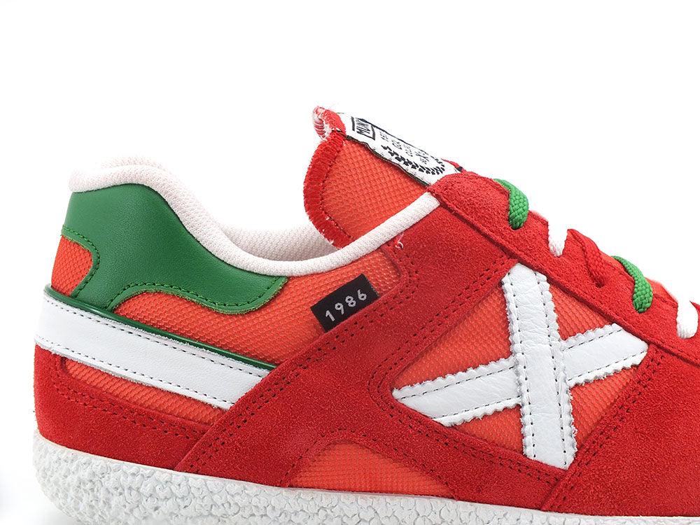 MUNICH Goal 1551 Sneaker Red White 8001551 - Sandrini Calzature e Abbigliamento