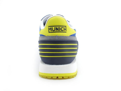 MUNICH Massana 461 Sneaker Blue Yellow White 8620461 - Sandrini Calzature e Abbigliamento