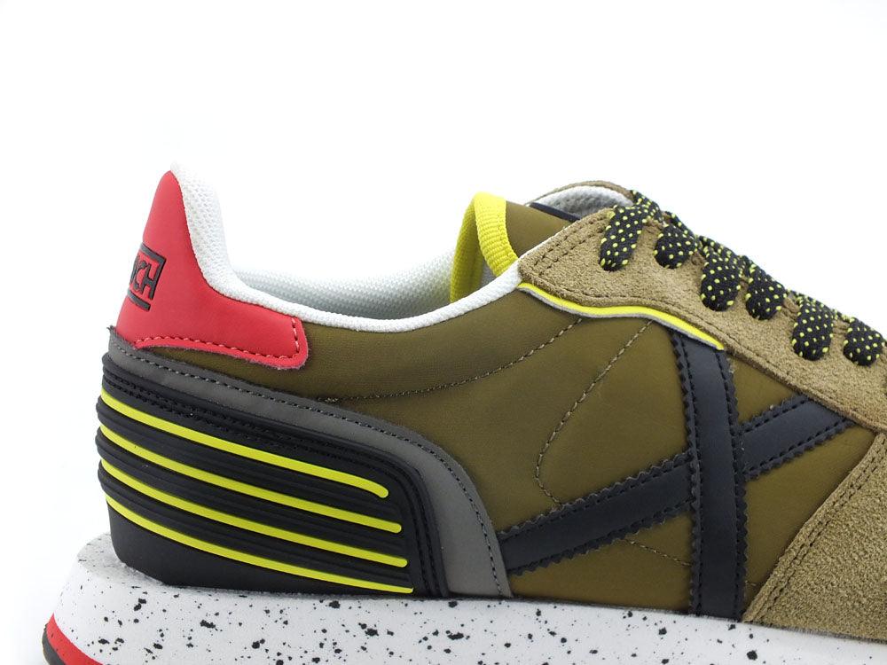 MUNICH Massana 463 Sneaker Olive Black Yellow 8620463 - Sandrini Calzature e Abbigliamento