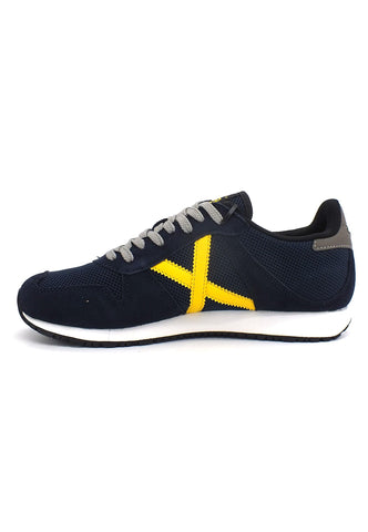 MUNICH Massana 486 Sneaker Uomo Blu Navy Yellow 8620486 - Sandrini Calzature e Abbigliamento