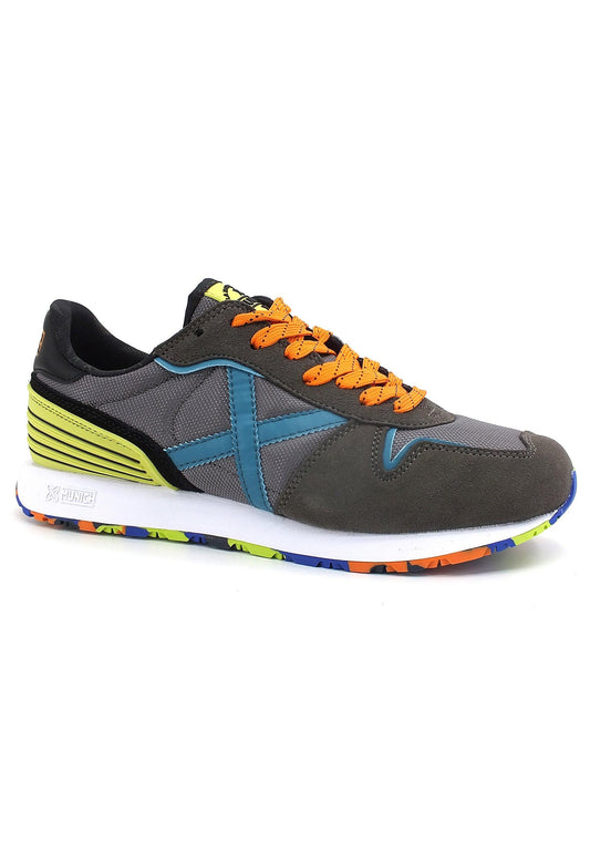 MUNICH Massana 494 Sneaker Uomo Grey Silver Azure 8620494 - Sandrini Calzature e Abbigliamento