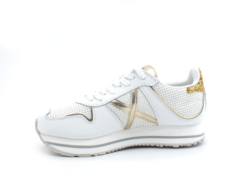MUNICH Massana Sky 159 Sneaker White Gold 8810159 - Sandrini Calzature e Abbigliamento