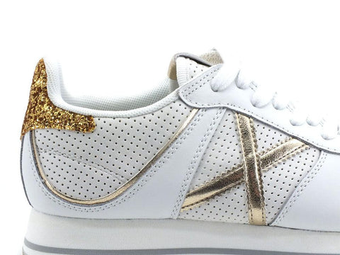 MUNICH Massana Sky 159 Sneaker White Gold 8810159 - Sandrini Calzature e Abbigliamento