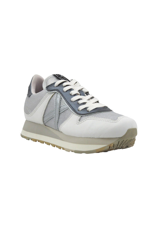 MUNICH Massana Sky 207 Sneaker Donna White Grey Silver 8810207 - Sandrini Calzature e Abbigliamento