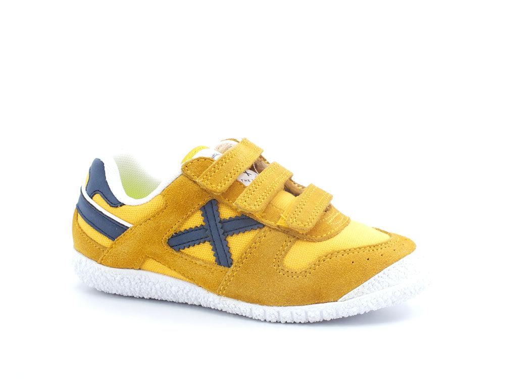 MUNICH Mini Goal 1540 Sneaker Bambino Yellow Blue 8126540 - Sandrini Calzature e Abbigliamento