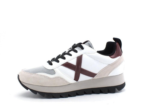 MUNICH Ripple 22 Sneaker Logo White Bordeaux 8765022 - Sandrini Calzature e Abbigliamento