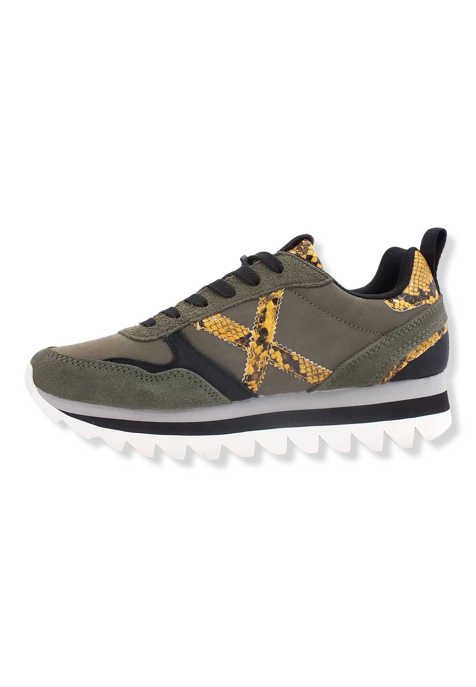 MUNICH Ripple 38 Sneaker Donna M.Green Yellow Python 8765038 - Sandrini Calzature e Abbigliamento