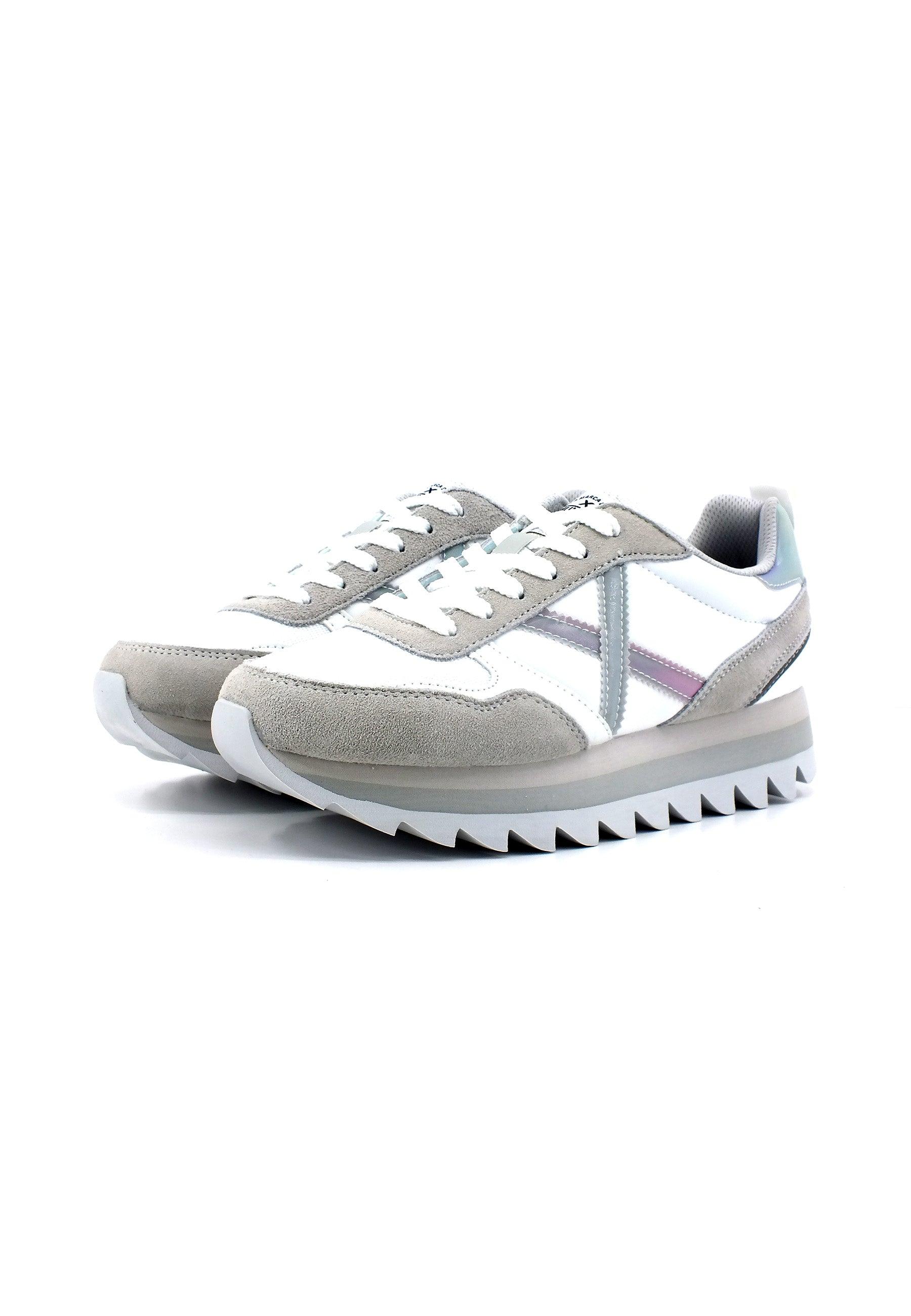MUNICH Ripple 49 Sneaker Donna White Grey 8765049 - Sandrini Calzature e Abbigliamento