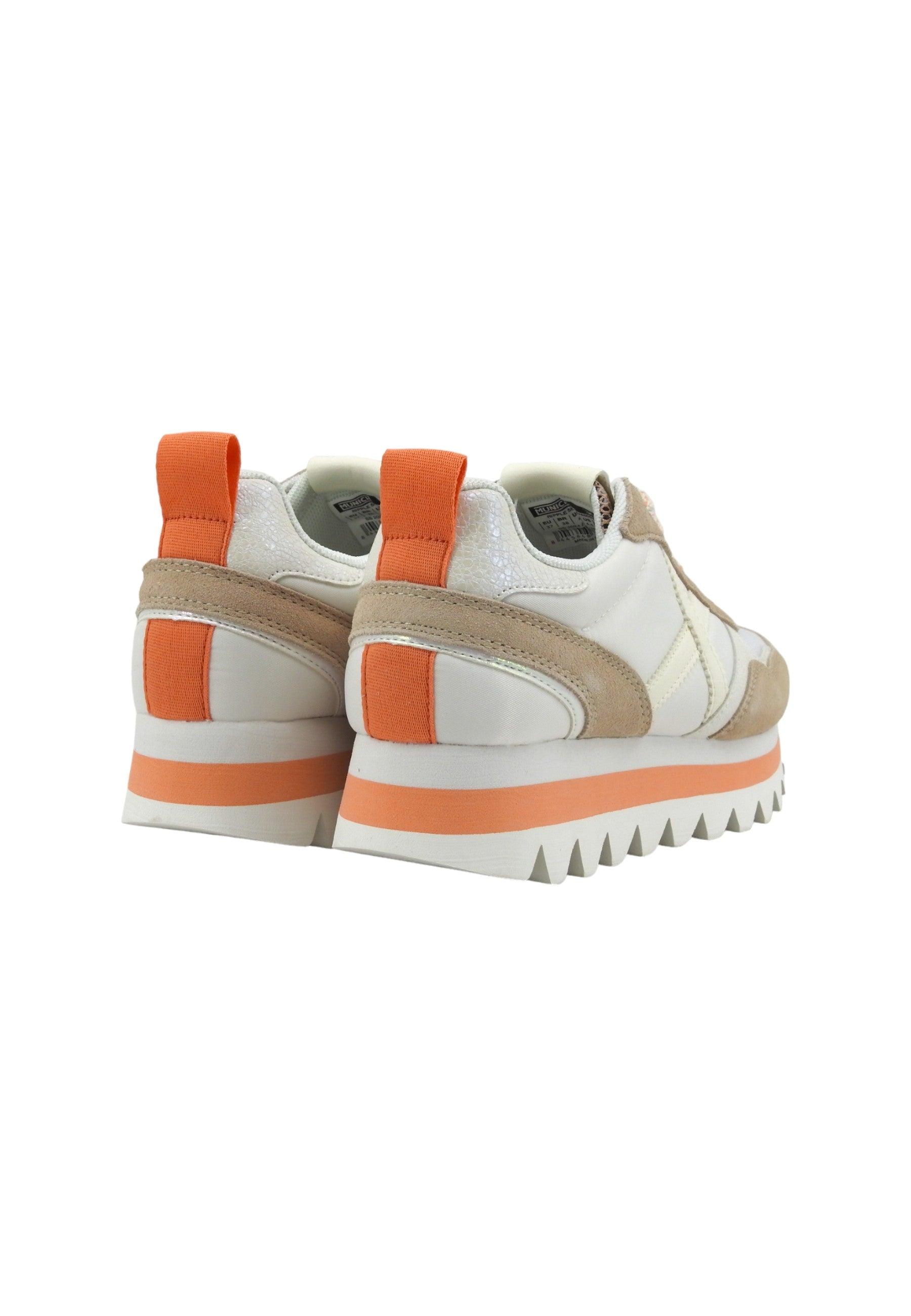 MUNICH Ripple 58 Sneaker Donna White Brown 8765058 - Sandrini Calzature e Abbigliamento