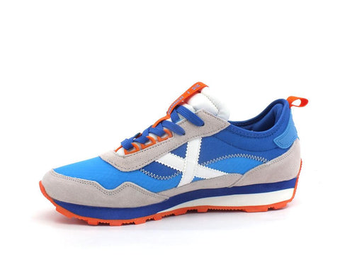MUNICH Um 34 Sneaker Bluette White Orange 8901034 - Sandrini Calzature e Abbigliamento