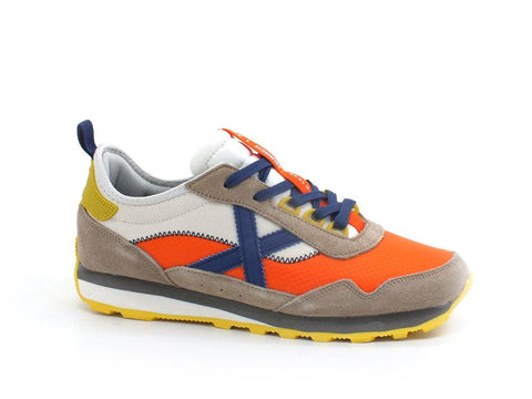 MUNICH Um 35 Sneaker Taupe Blue Orange 8901035 - Sandrini Calzature e Abbigliamento