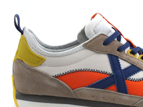MUNICH Um 35 Sneaker Taupe Blue Orange 8901035 - Sandrini Calzature e Abbigliamento
