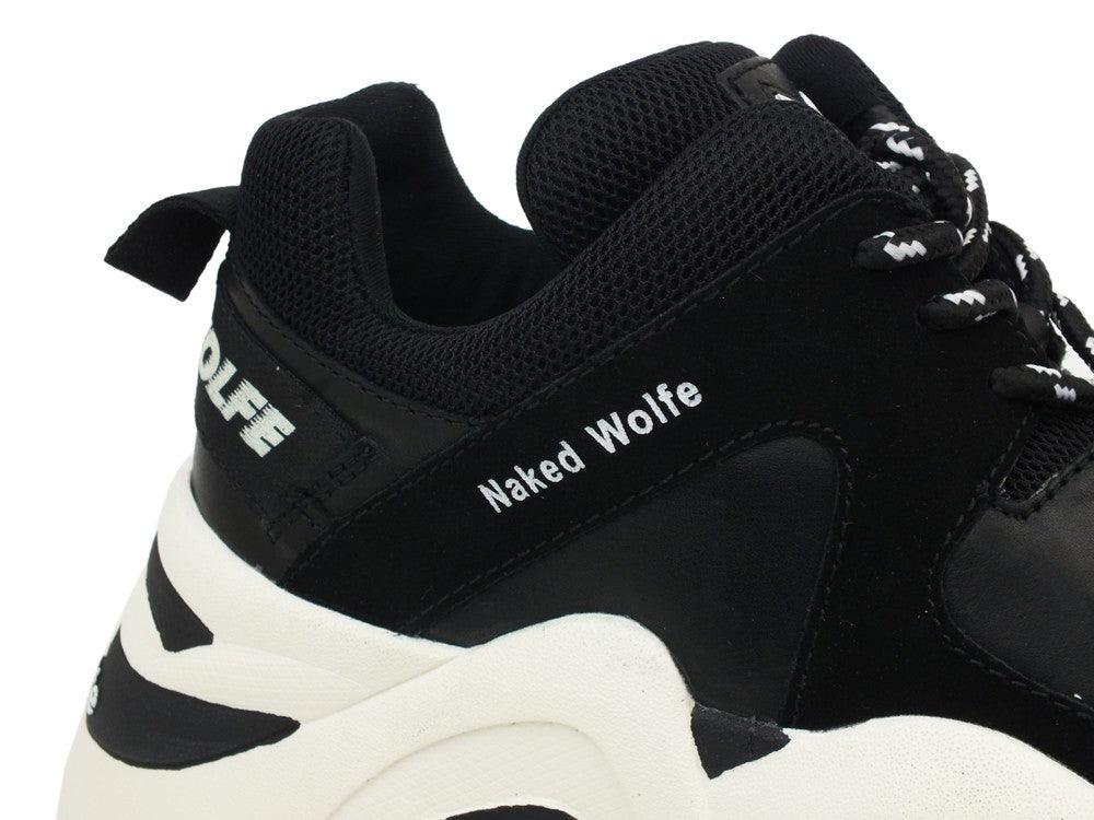 NAKED WOLFE Track Black Off White NWSTRACK - Sandrini Calzature e Abbigliamento