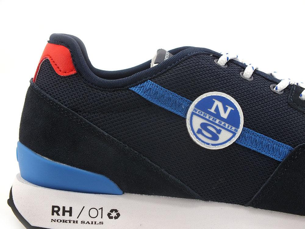 NORTH SAILS Sneaker Running Logo Navy Blu HORIZON-RH-01 - Sandrini Calzature e Abbigliamento